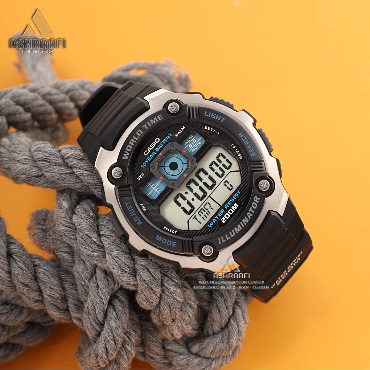 ساعت کاسیو اورجینال Casio AE-2000W-1AVDF