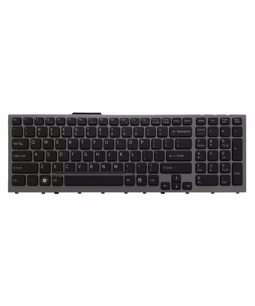 کیبورد لپ تاپ سونی مدل VPC-F11 مشکی-بافریم نوک مدادی