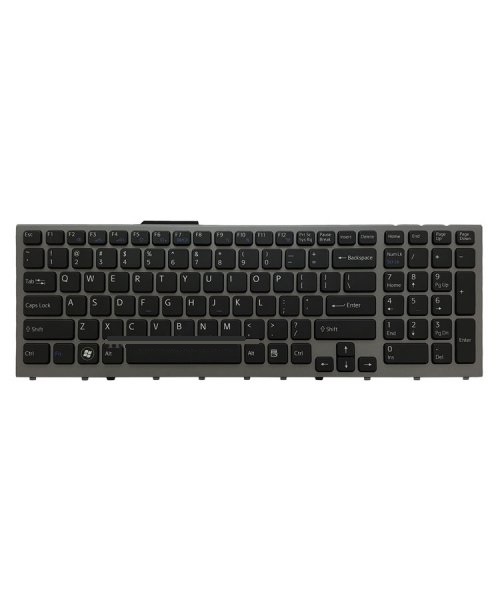 کیبورد لپ تاپ سونی مدل VPC-F11 مشکی-بافریم نوک مدادی