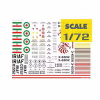دیکال F-4 - F-14 و MIG-29 نیروی هوایی ایران مقیاس 72
