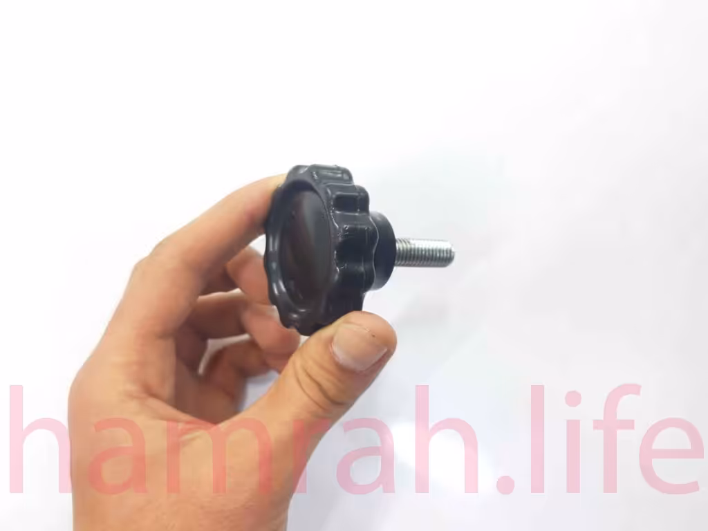 پیچ خروسکی فلکه ای 10 دوازده پر ارتفاع رزوه 30 mm