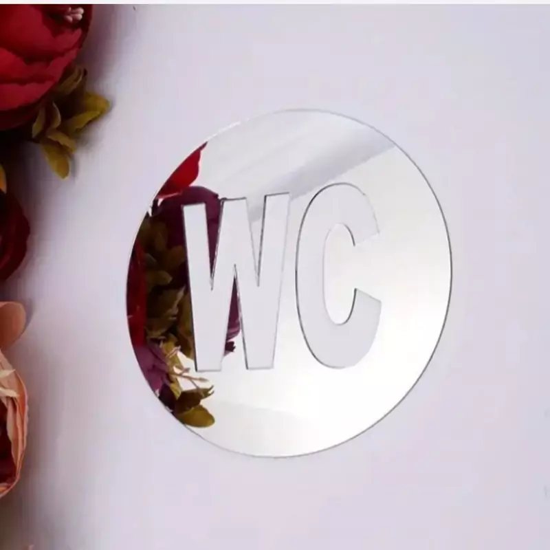 استیکر سرویس بهداشتی طرح WCجنس مولتی استایل