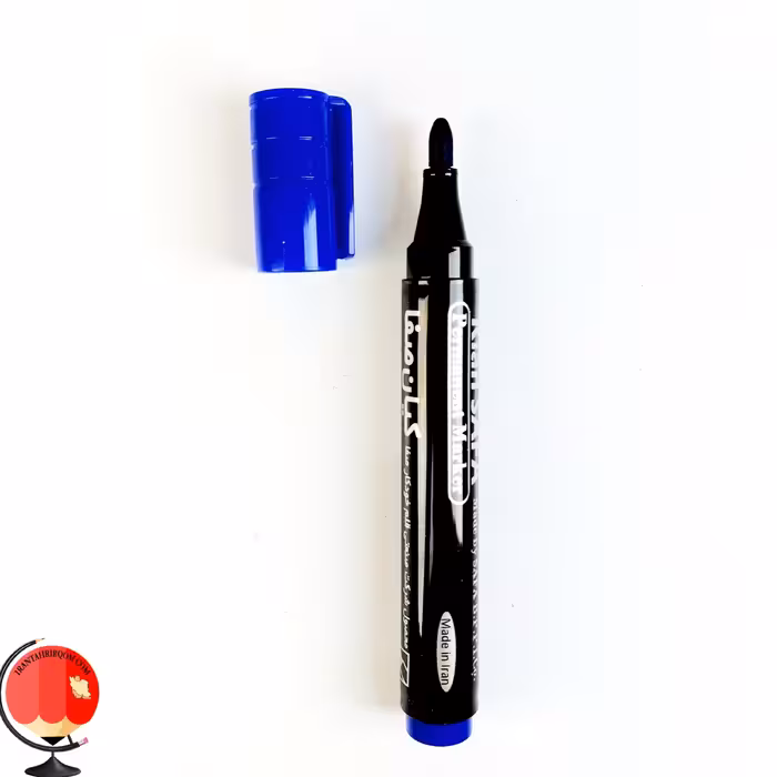 ماژیک جوهر ثابت کیان سر گرد رنگ آبی کد 2863