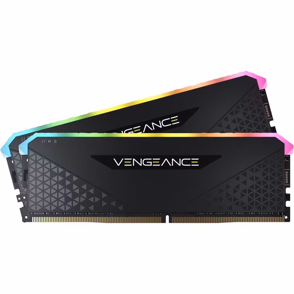رم CL16 DDR4 کورسیر 16 گیگابایت 3200MHz مدل Vengeance RGB RS