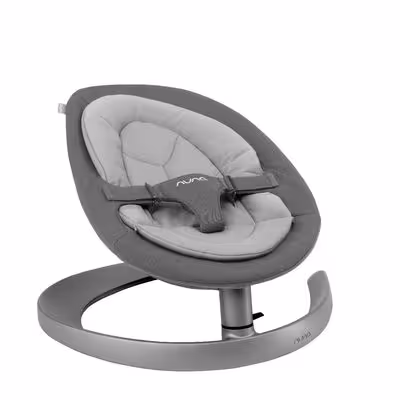 تاب برقی نونا پایه گرد جدید و نینی لای لای نونا مدل لیف رنگ طوسی گرانیت      se01033GRNGL  پایه گرد    nuna leaf curv