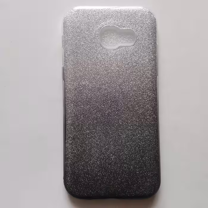 قاب اکلیلی محکم مشکی نقره ای گوشی سامسونگ A5 2017 یا A520