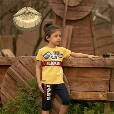 تیشرت شلوارک پسرانه طرح youth club