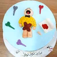 کیک ختنه کیک خانگی وانیلا 