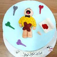 کیک ختنه کیک خانگی وانیلا 