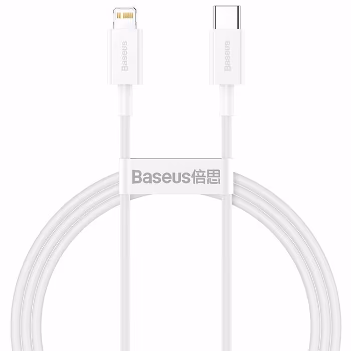 کابل بیسوس 20 واتی Lightning به USB-C مدل Superior Series CATLYS-A01 با طول 1 متر