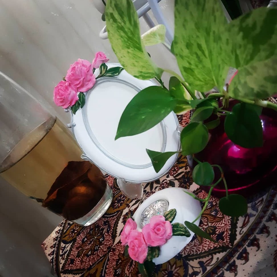 ست آینه و شمعدان وارمر  مناسب برای دیزاین منزل و هفت سین