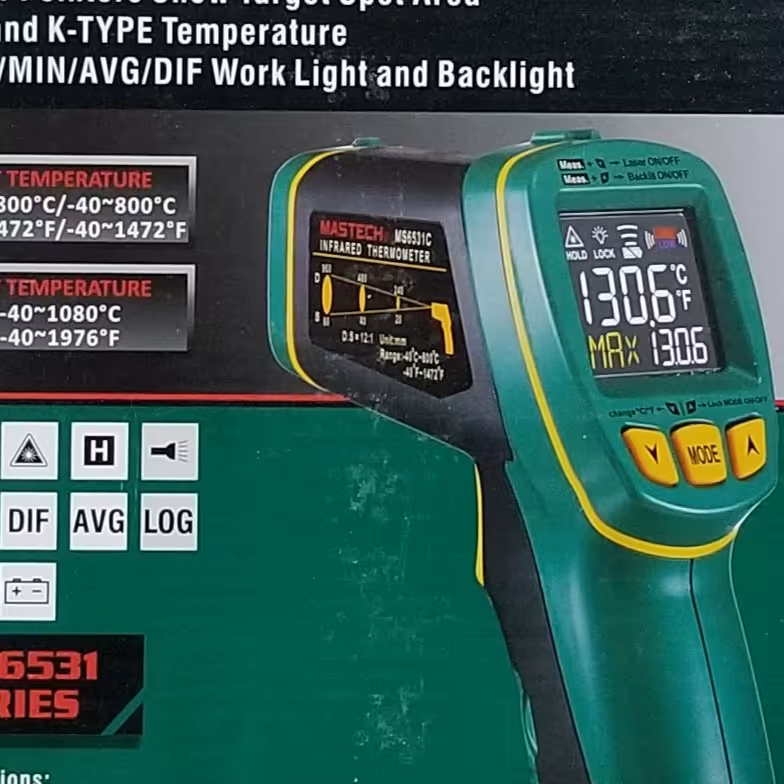 ترمومتر لیزری مستک مدل 6531C