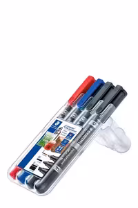 ماژیک لوموکالر 4 عددی permanent استدلر staedtler