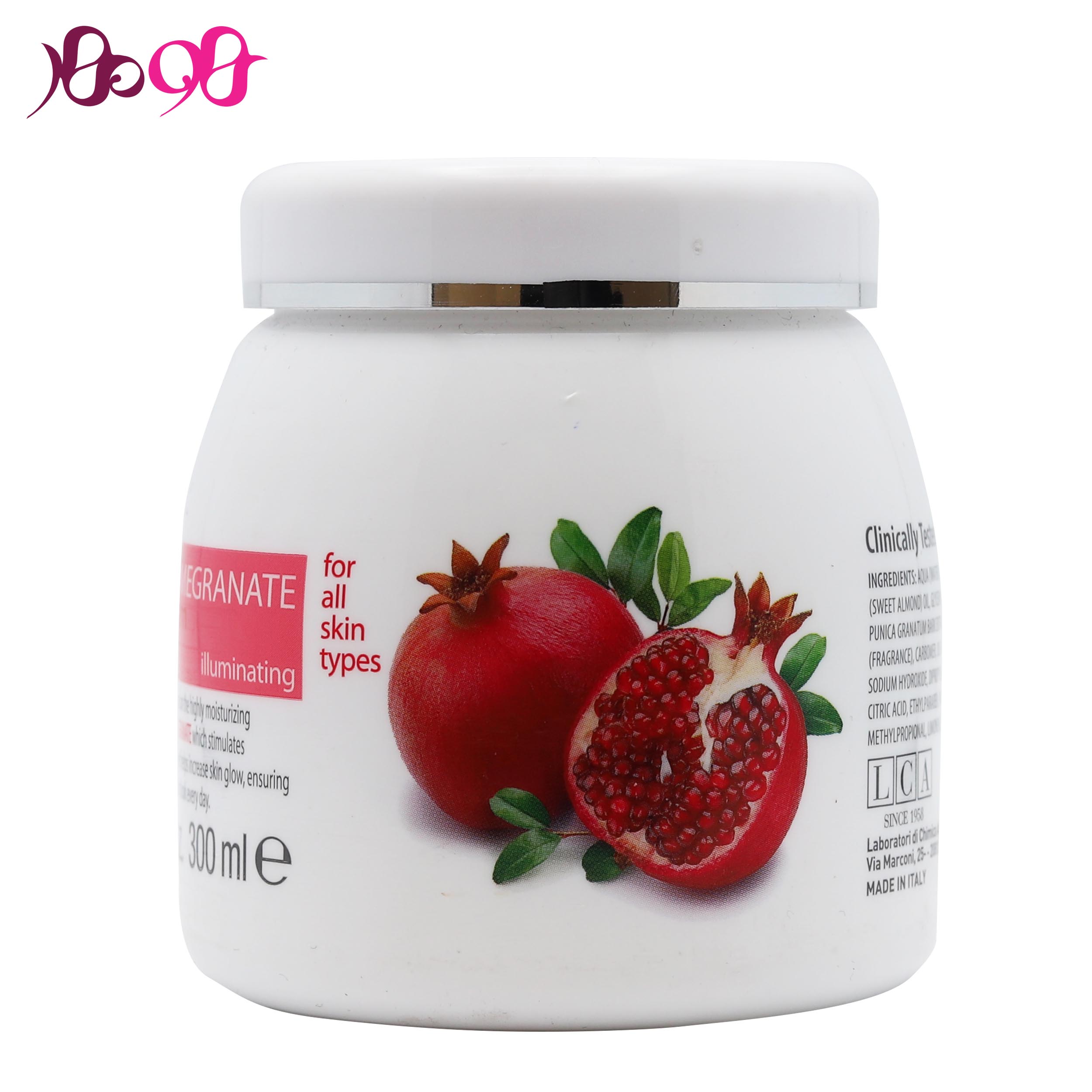 کرم صورت حاوی عصاره انار کلیون 300 میل - CLIVEN