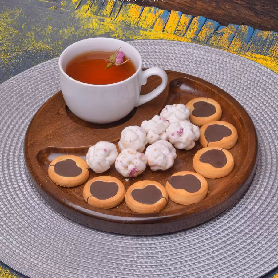 تخته گرد مزه خوری