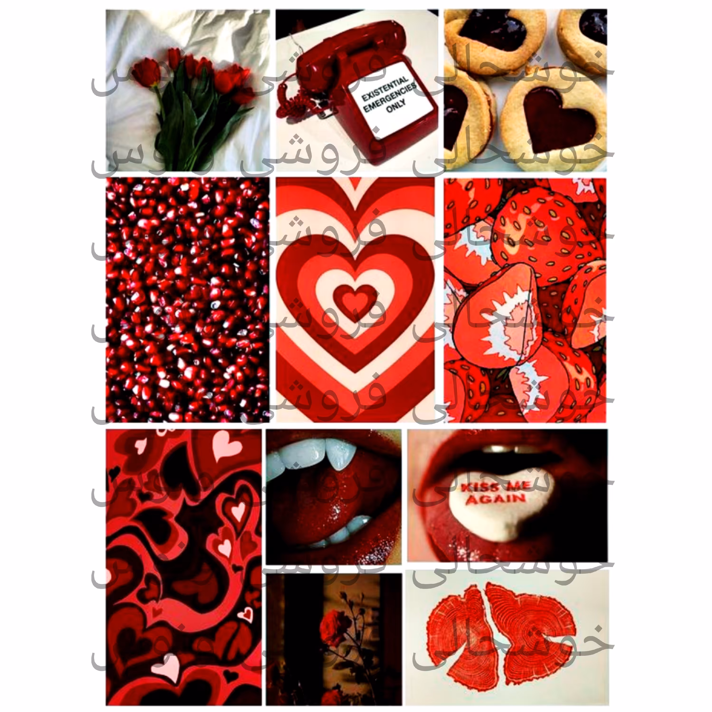 پک استیکر دخترانه پوستر ی( برچسبی) 