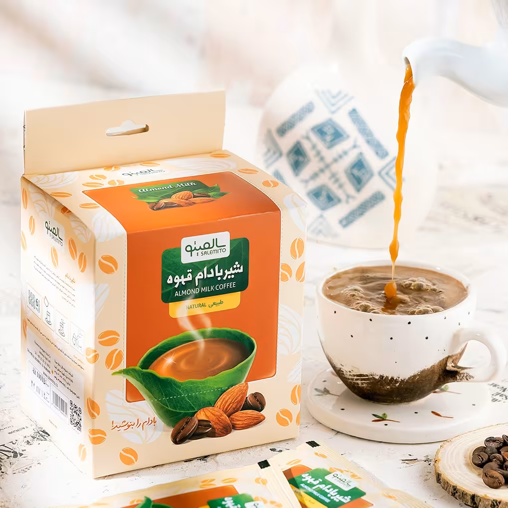 شیربادام قهوه 