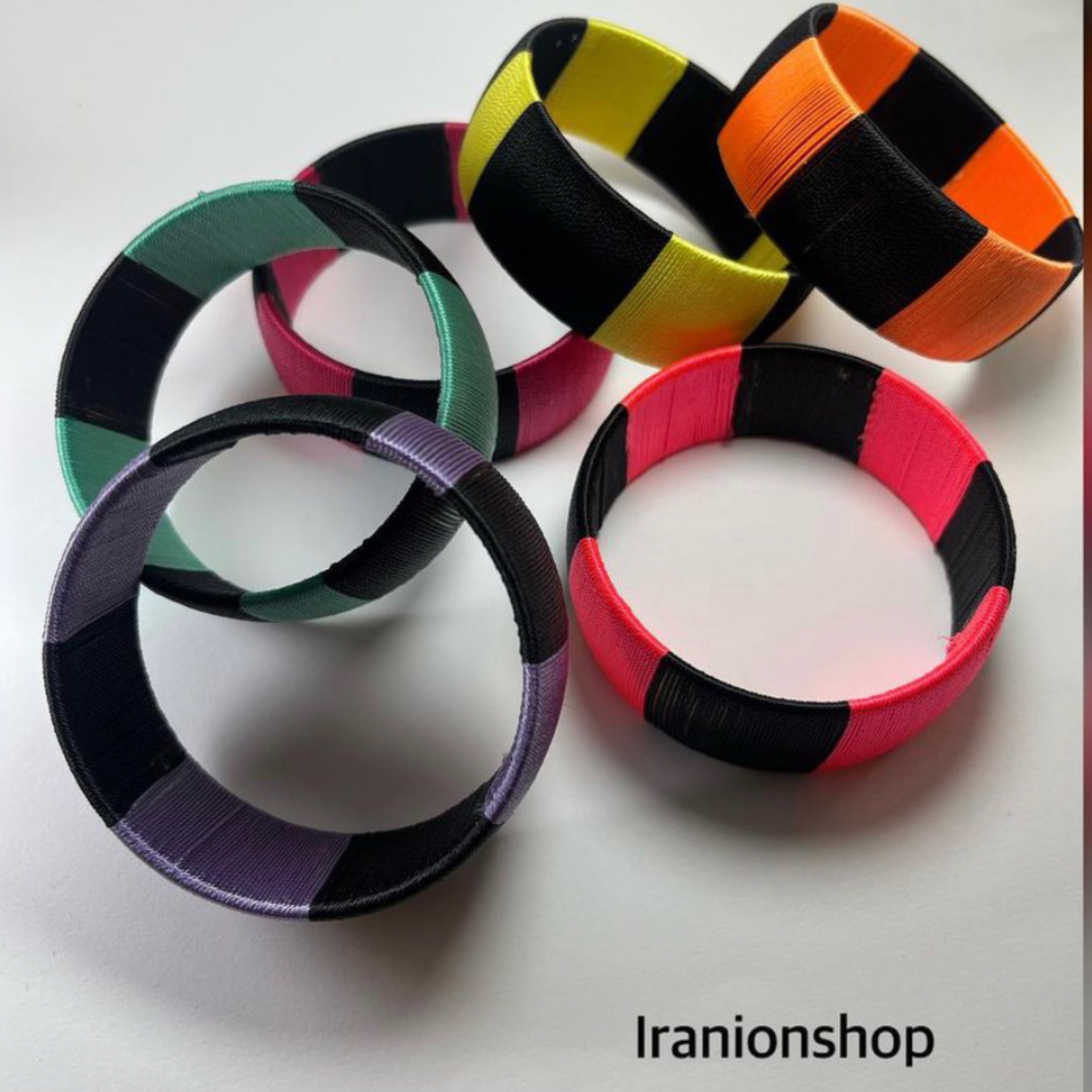 النگو نخی رنگی 