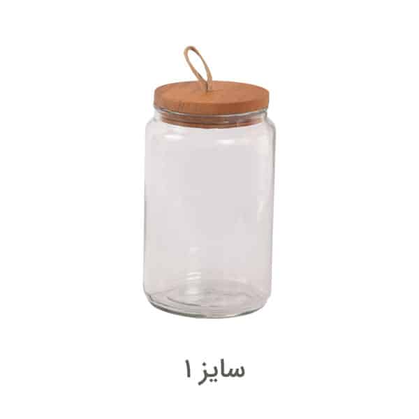 بانکه راش درب چوبی میس گلس سایز 1