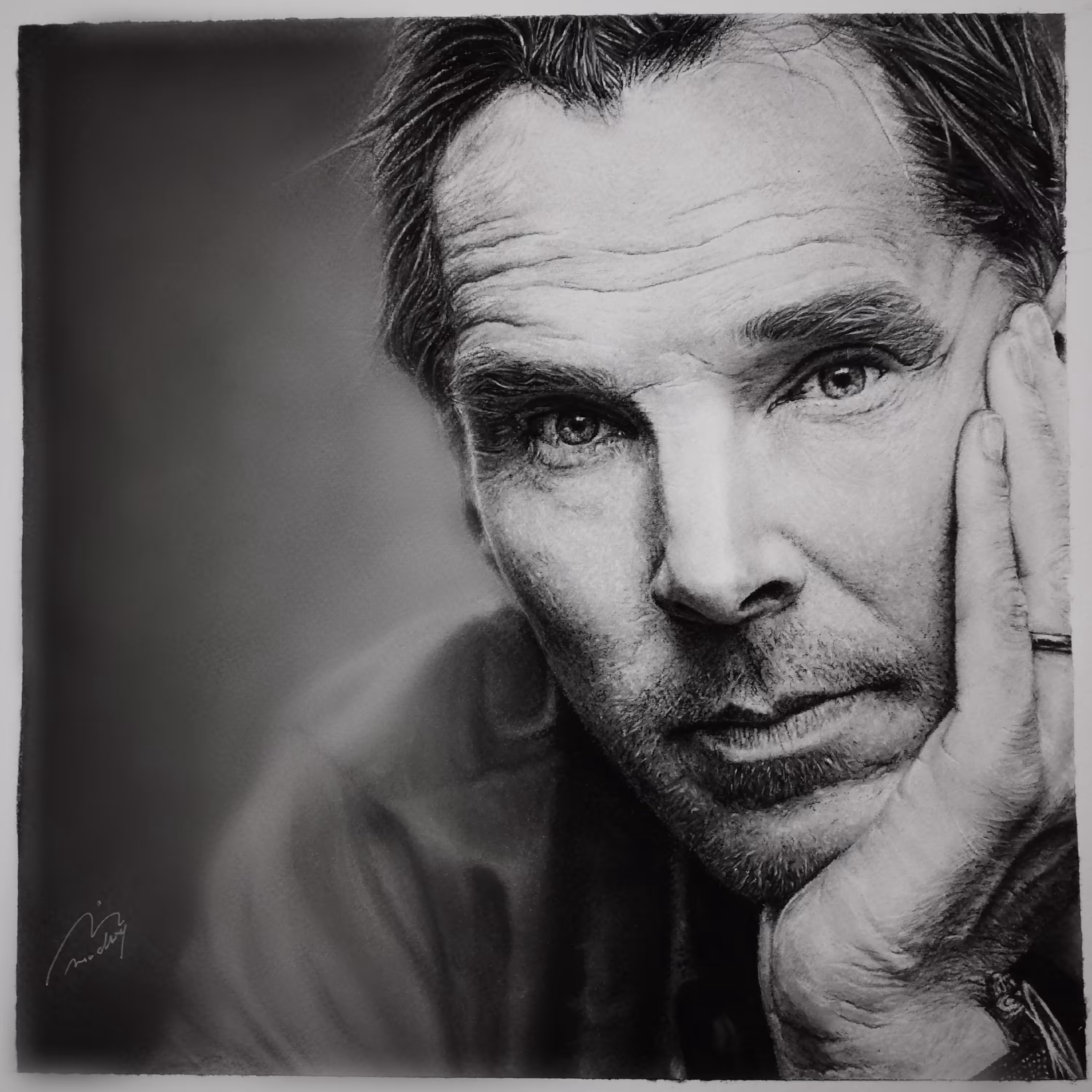 سفارش نقاشی سیاه قلم (سایز A4)