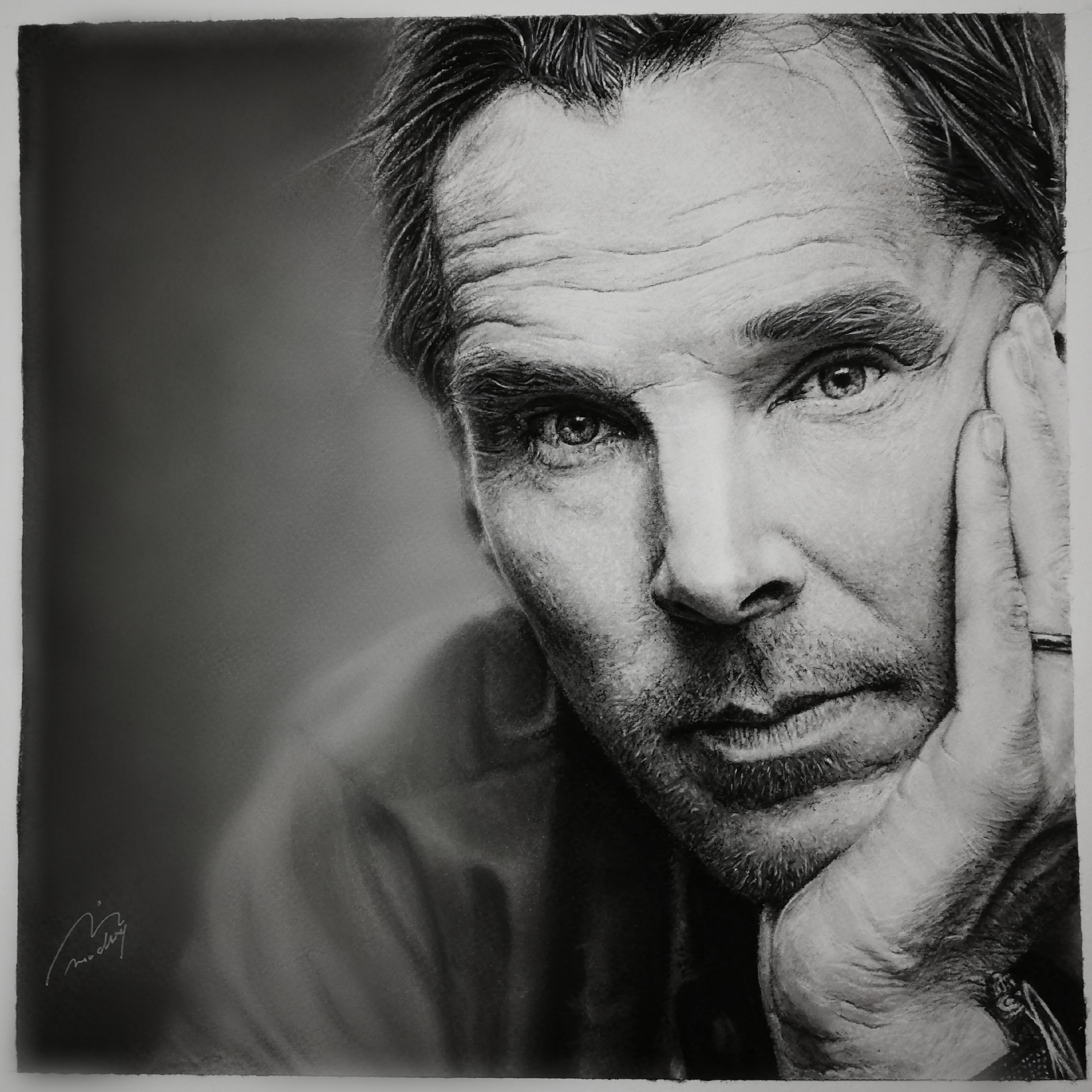 سفارش نقاشی سیاه قلم (سایز A4)