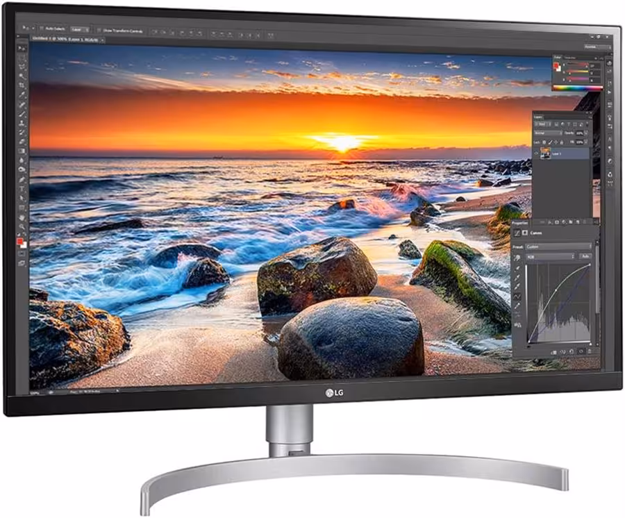 مانیتور گیمینگ سامسونگ مدل 32UN650-W سایز 31.5 اینچ