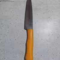 کارد تکی دسته زرد حیدری بزرگ