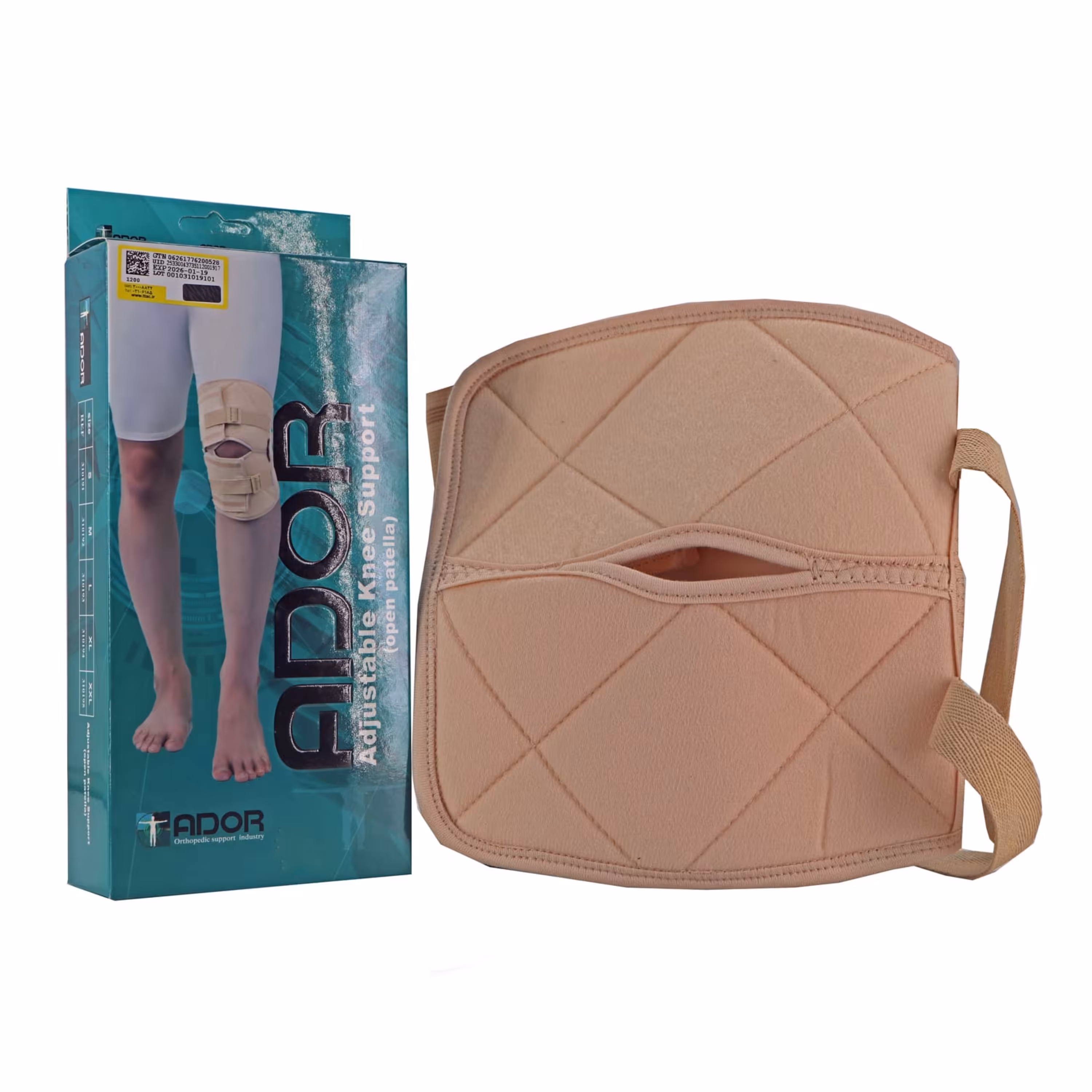 زانو بند سگک دار آدور  L (3001040021)