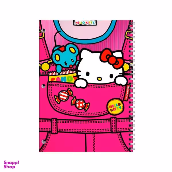 دفتر مشق 50 برگ بامبیلیپ طرح هلوکیتی و دختر کد 3130291