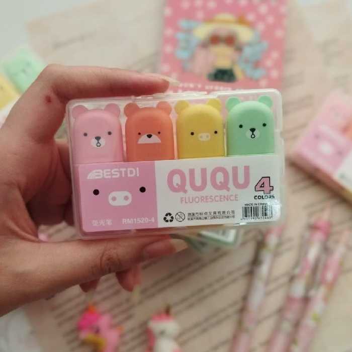 هایلایتر 4 تایی تدی 