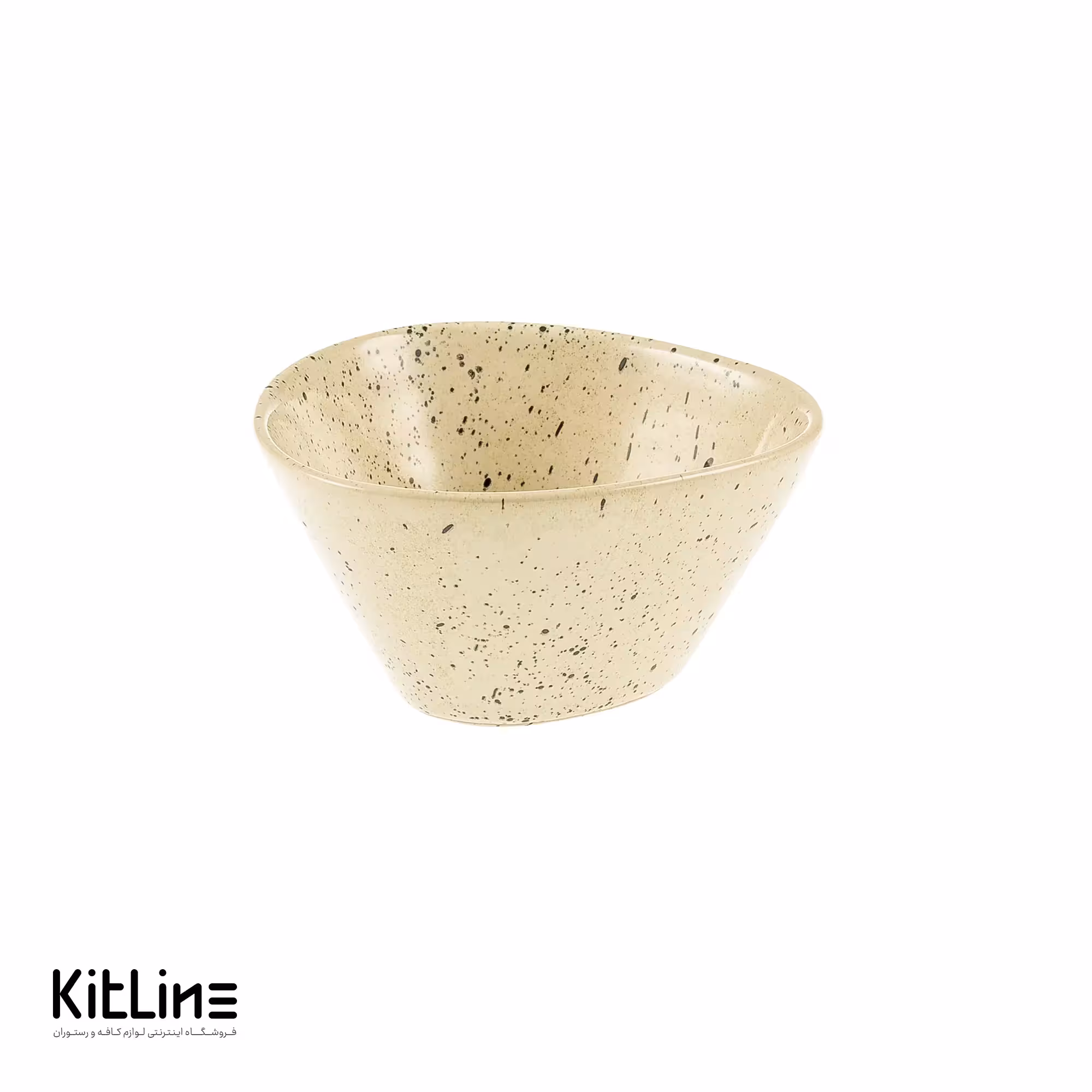 کاسه استون ور طرح خال دار کرم 280 میلی لیتری تیبل