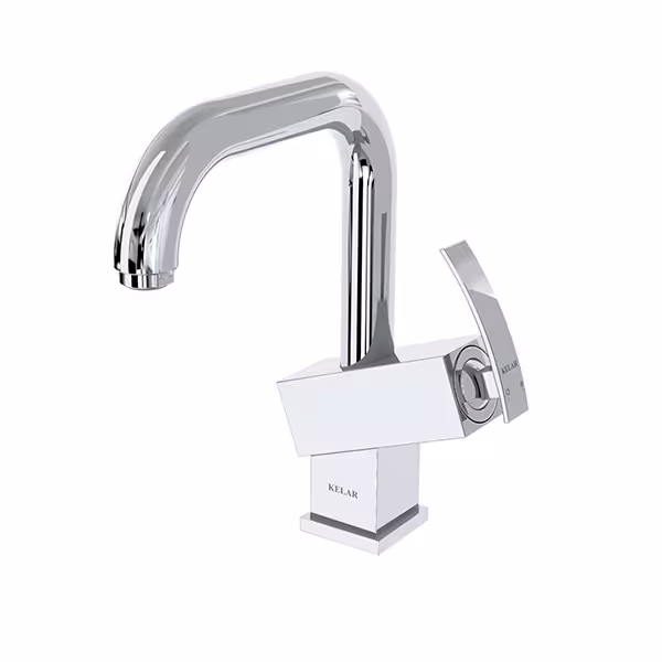 شیر روشویی علم دار کلار مدل سوپرفلت