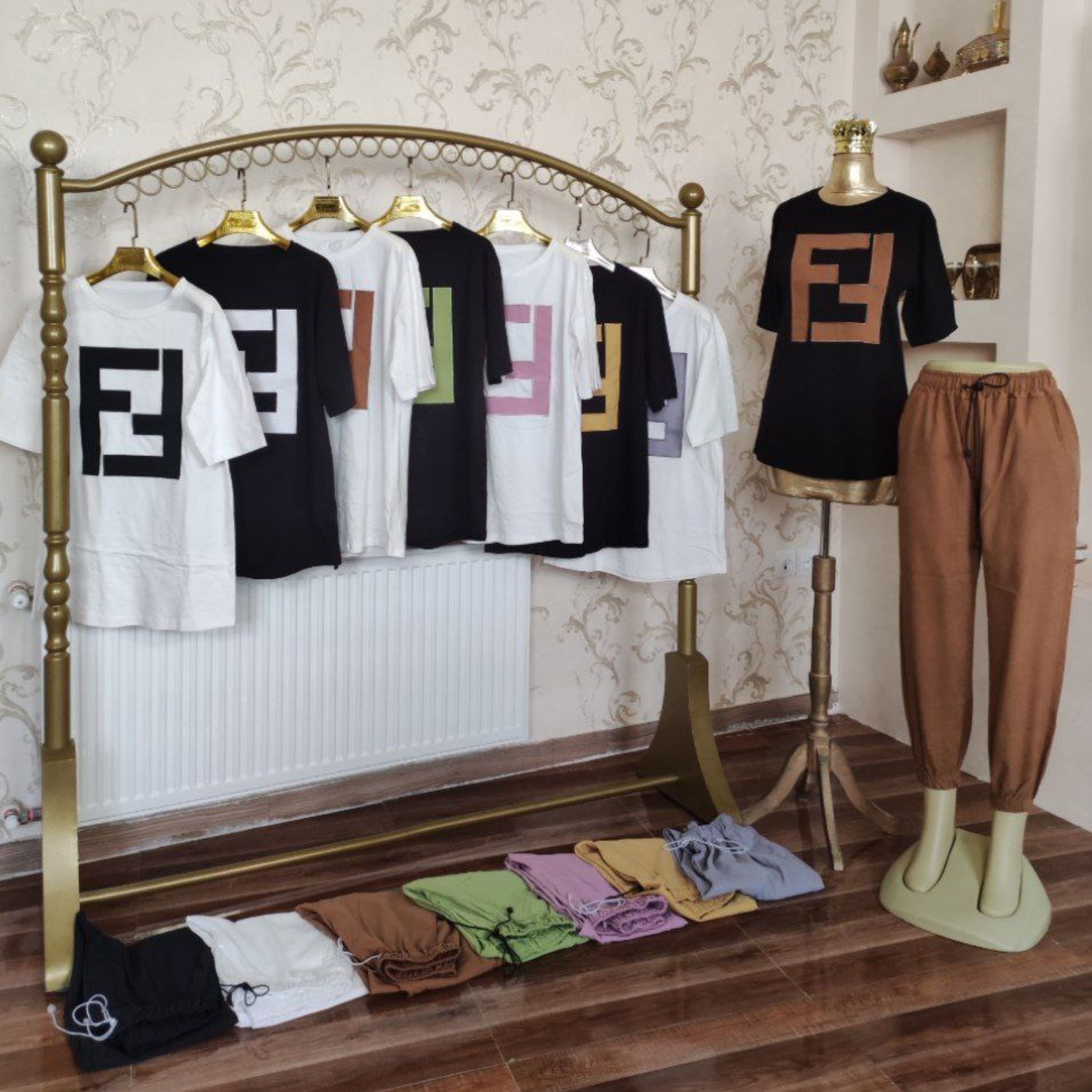 ست تیشرت و شلوار پنبه میکرو