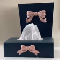 جای دستمال و سطل چوبی ماهور