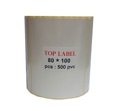 لیبل PVC تاپ لیبل تک ردیف 100x80