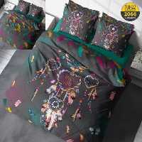 سرویس لحاف روتختی 2 نفره چاپی تنسل برند ترکاز(Turkaz) کد 2066