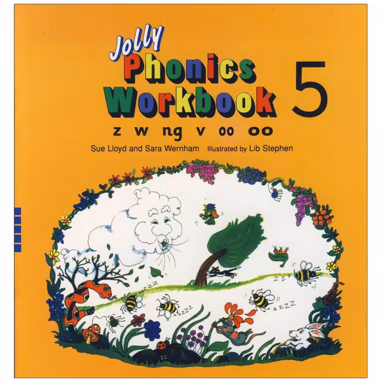 کتاب Jolly Phonics Workbook Book 5 اثر  Sue Lioyd and Sara Wernham انتشارات Jolly Learning LTD