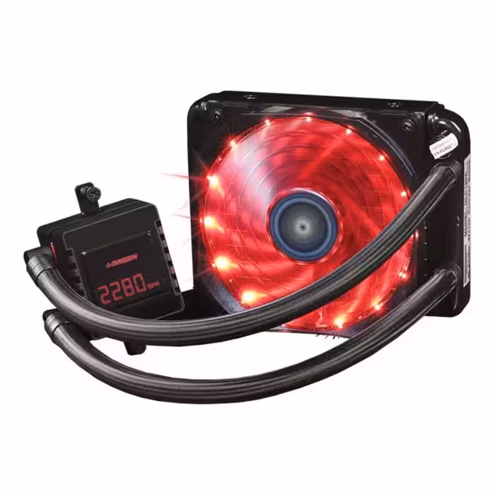 مشخصات، قیمت و خرید خنک کننده (فن) پردازنده گرین مدل Green Glacier GLC120-EVO CPU Fan