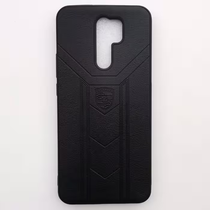 قاب طرح چرمی ژله ای درجه یک مشکی گوشی شیائومی Redmi 9 ساده