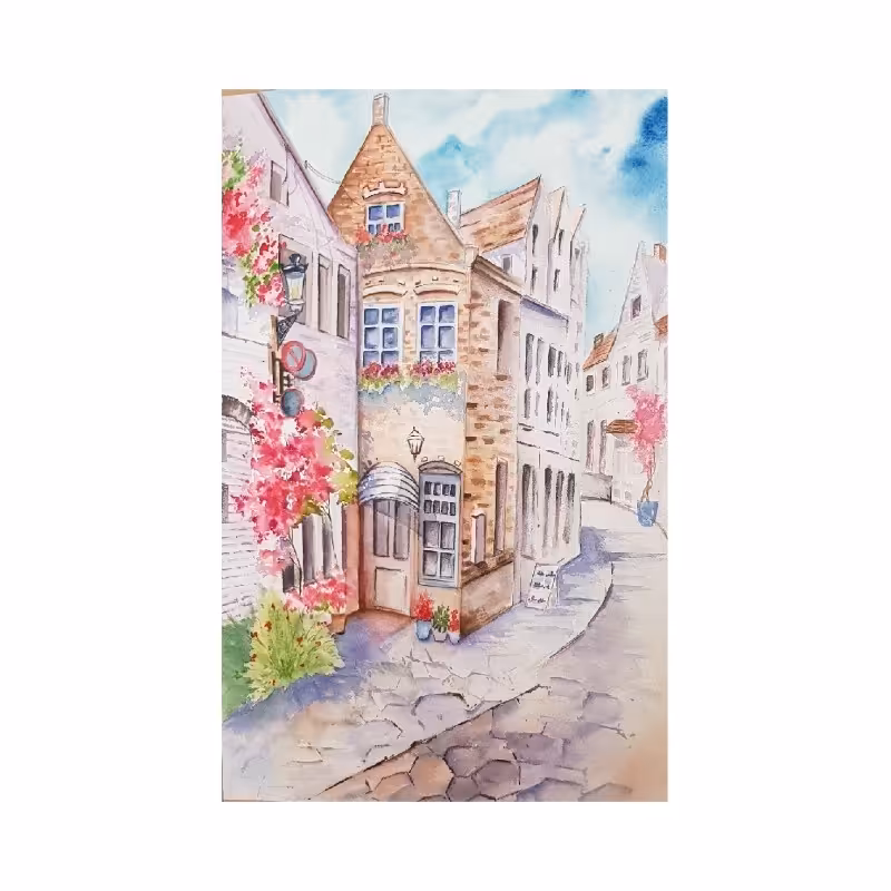 تابلو نقاشی آبرنگ