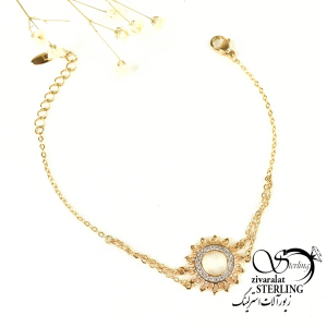 دستبند خورشیدی ژوپینگ روکش طلا