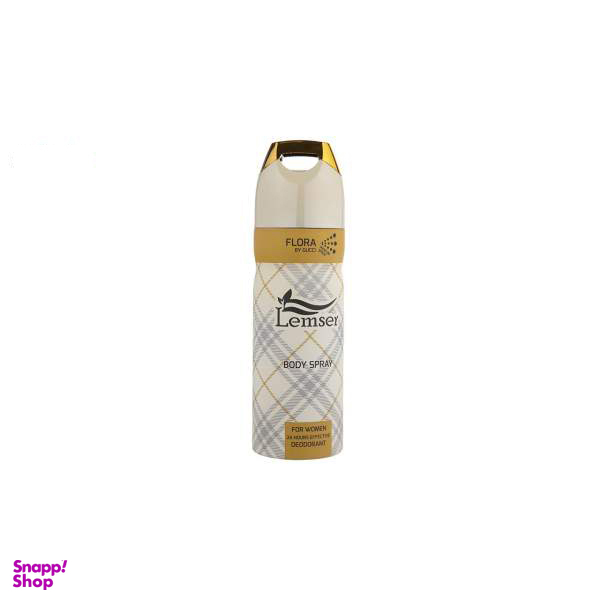 اسپری خوشبو کننده بدن زنانه لمسر (Lemser) مدل Flora حجم 200 میلی‌‌لیتر