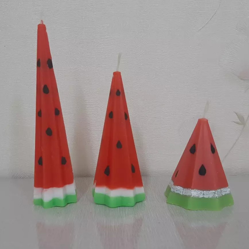 شمع هندوانه ای چند وجهی 