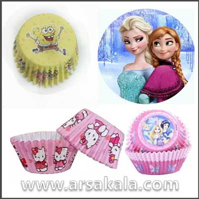 کاغذ کاپ کیک و کیک یزدی 100 عددی