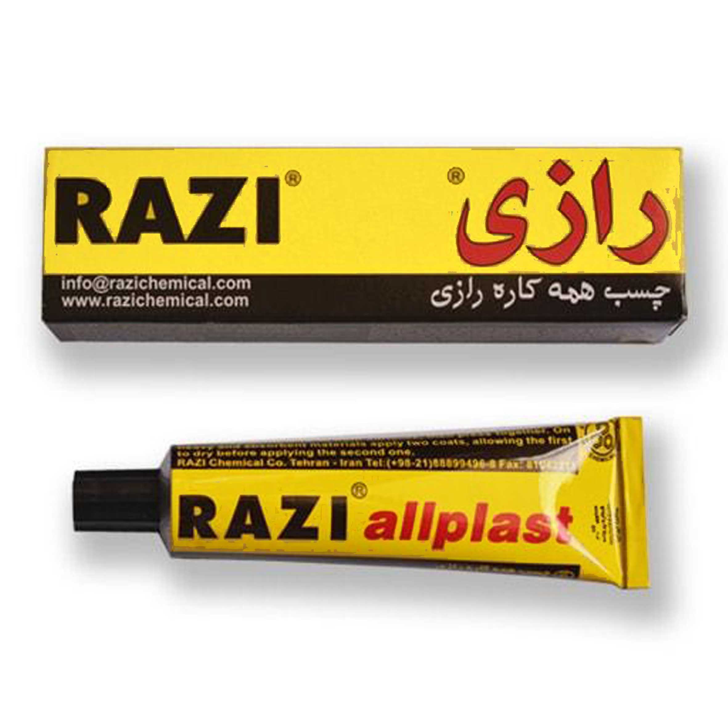 چسب همه کاره متوسط رازی بسته 5 عددی