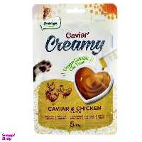 بستنی گربه دنتالایت مدل Chicken وزن 50 گرم بسته 5 عددی