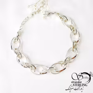 دستبند سفید حلقه ایی
