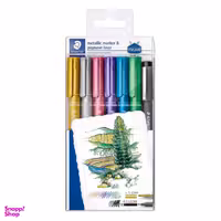 ماژیک رنگ‌آمیزی 6 رنگ استدلر مدل 8323-SWP6P به همراه راپید