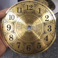 صفحه فلزی ساعت دیواری با کیفیت  قطر صفحه 15