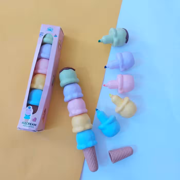 مینی هایلایت فانتزی طرح بستنی قیفی 2